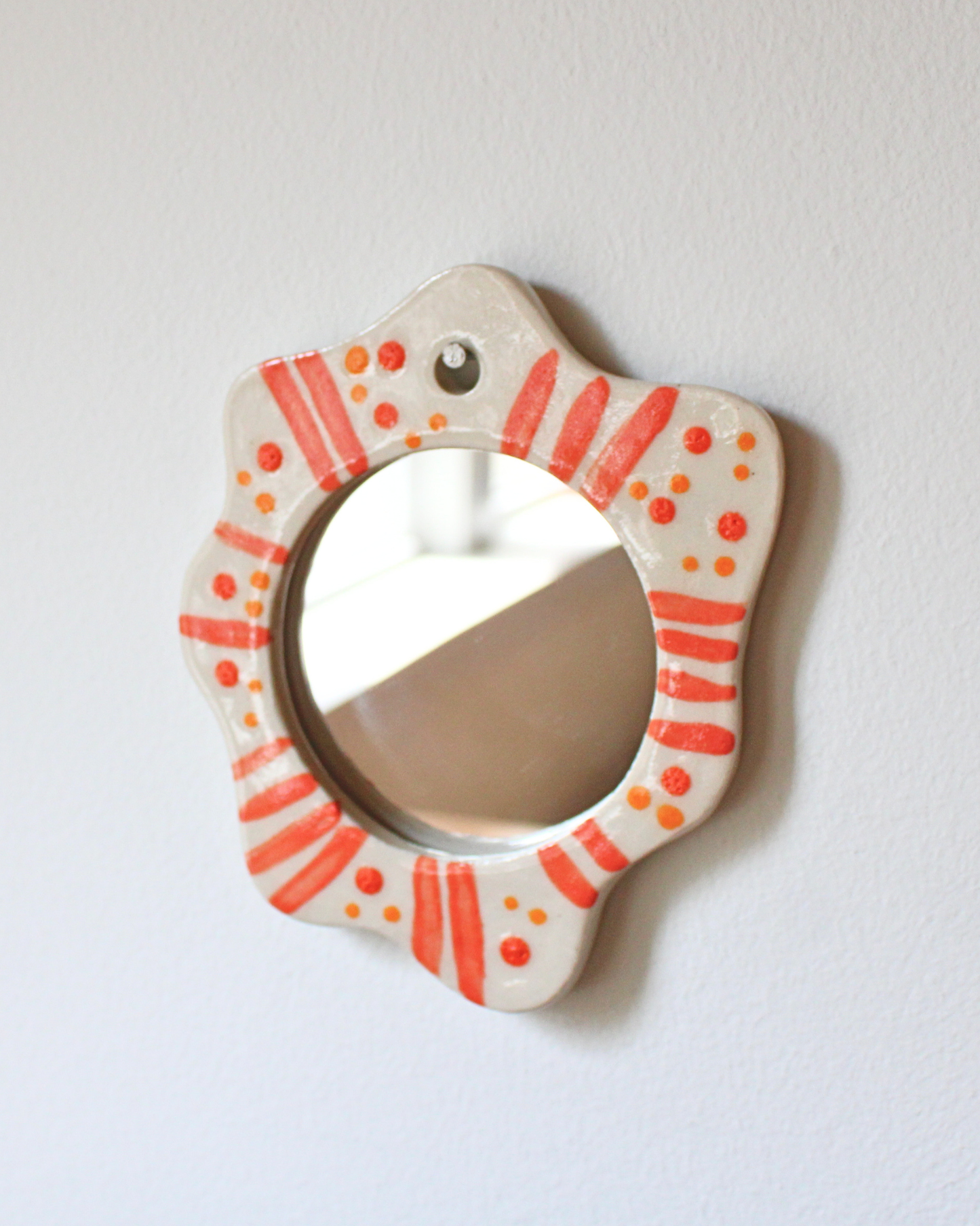 Peachy mini mirror