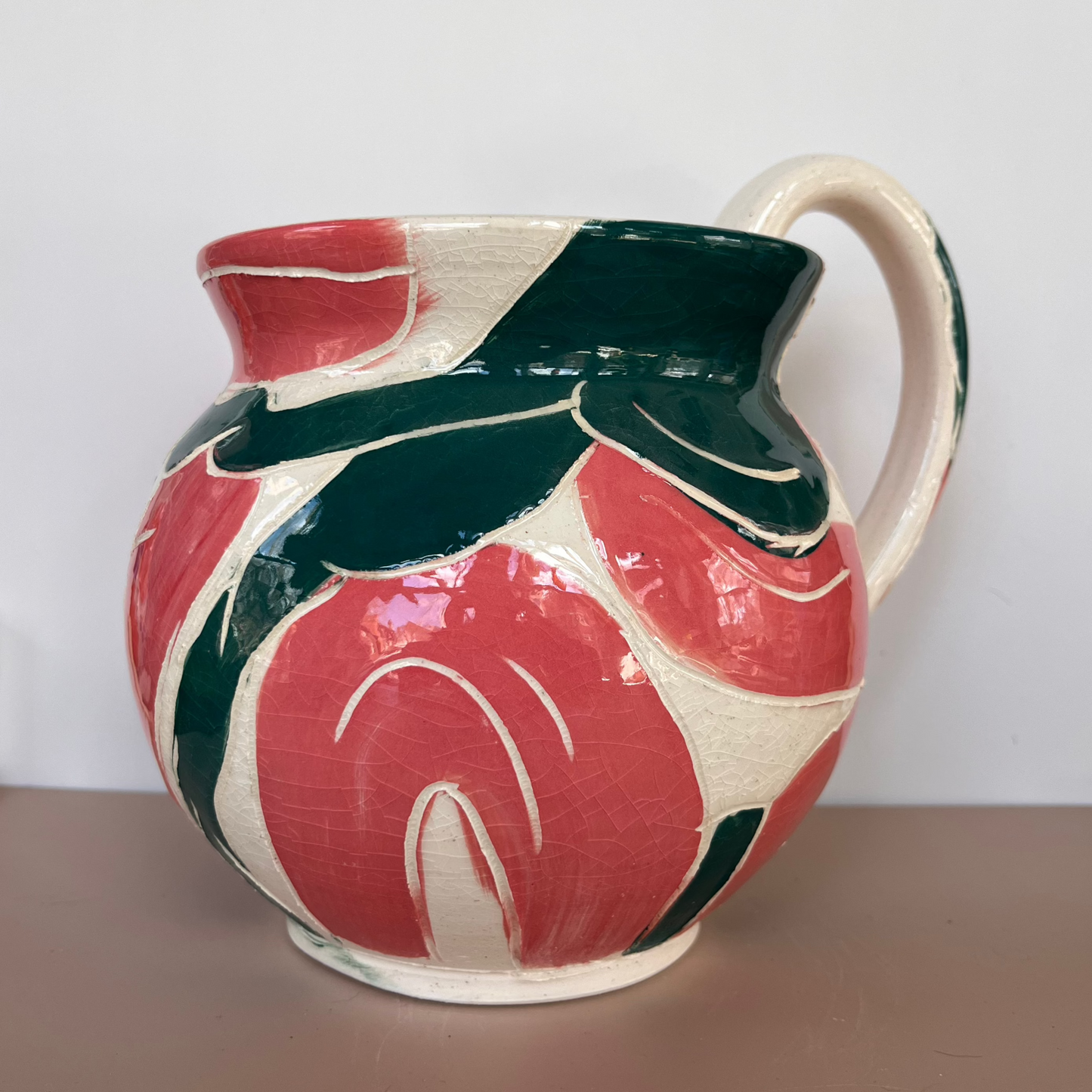 Salmon Swirl Vase