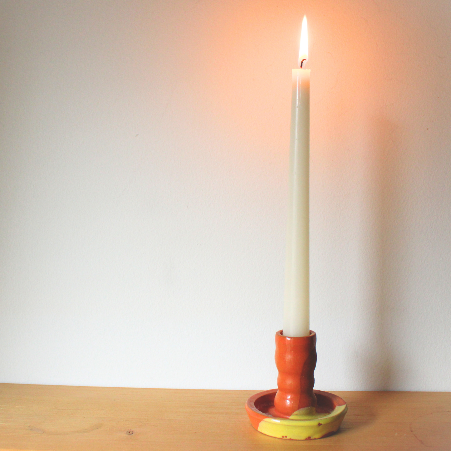 Candy corn candlestick