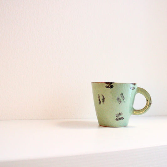 Aquamarine espresso cup