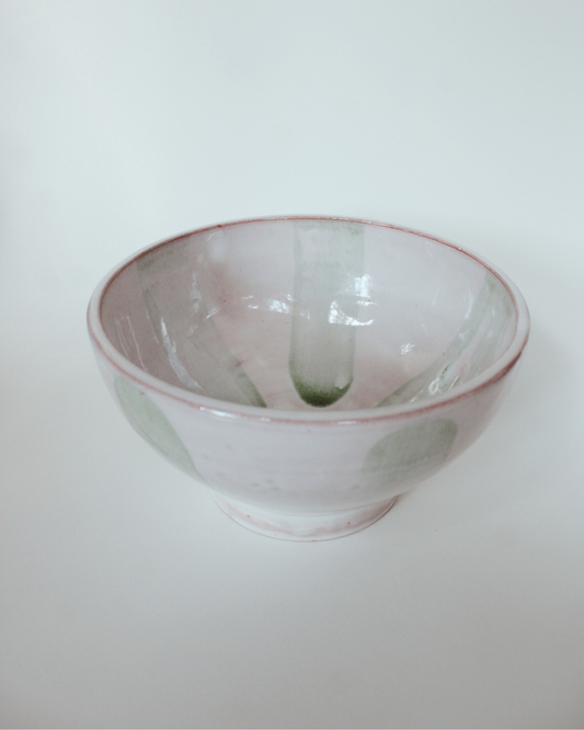 Jade Striped Bowl