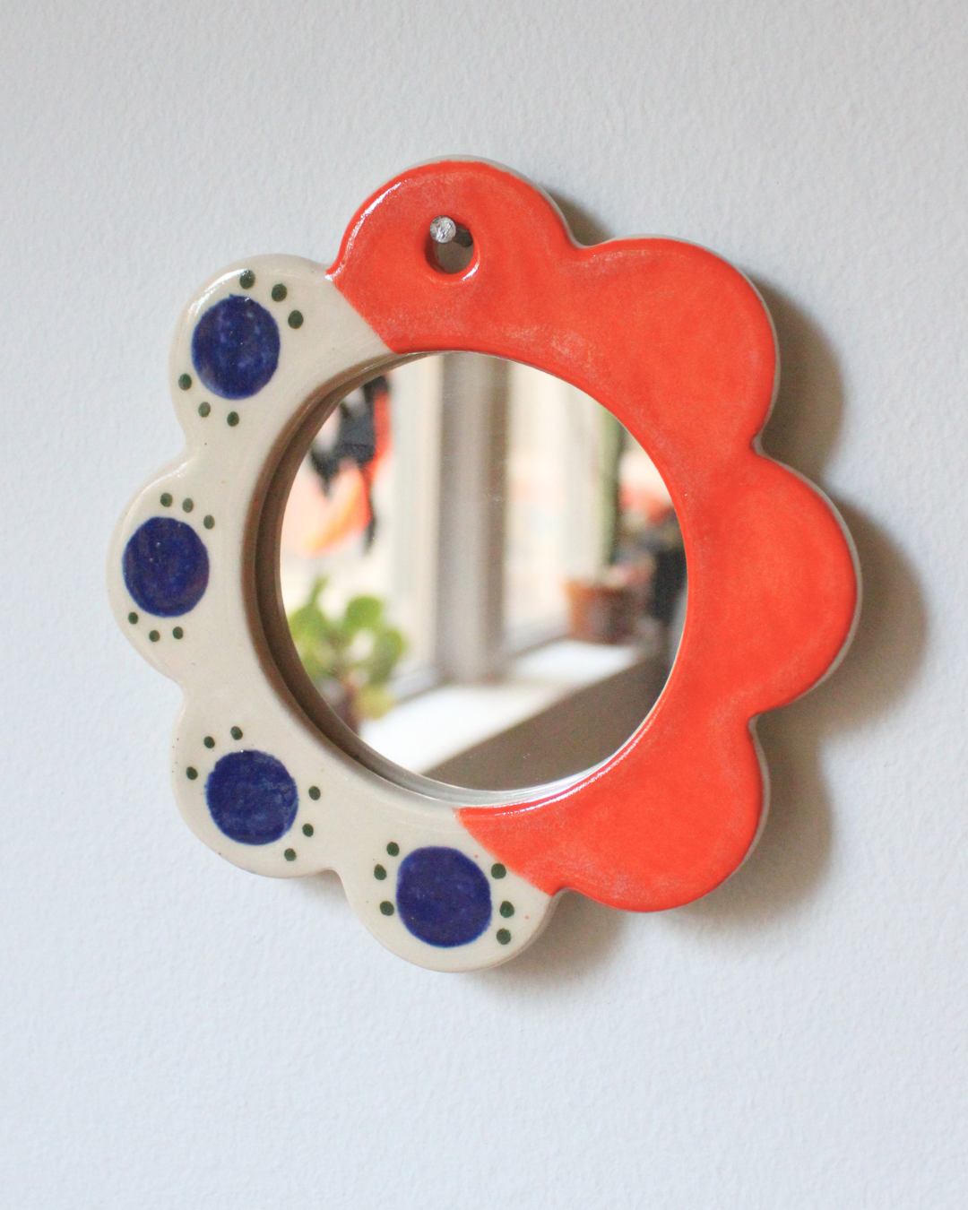 Flameflower mini mirror