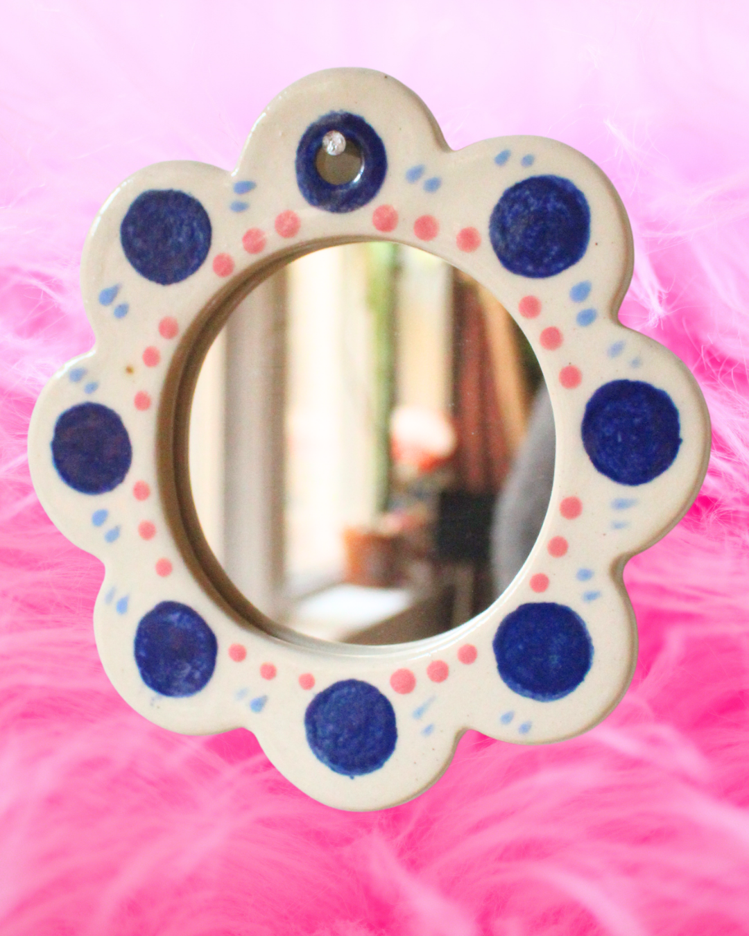 Indigo mini mirror