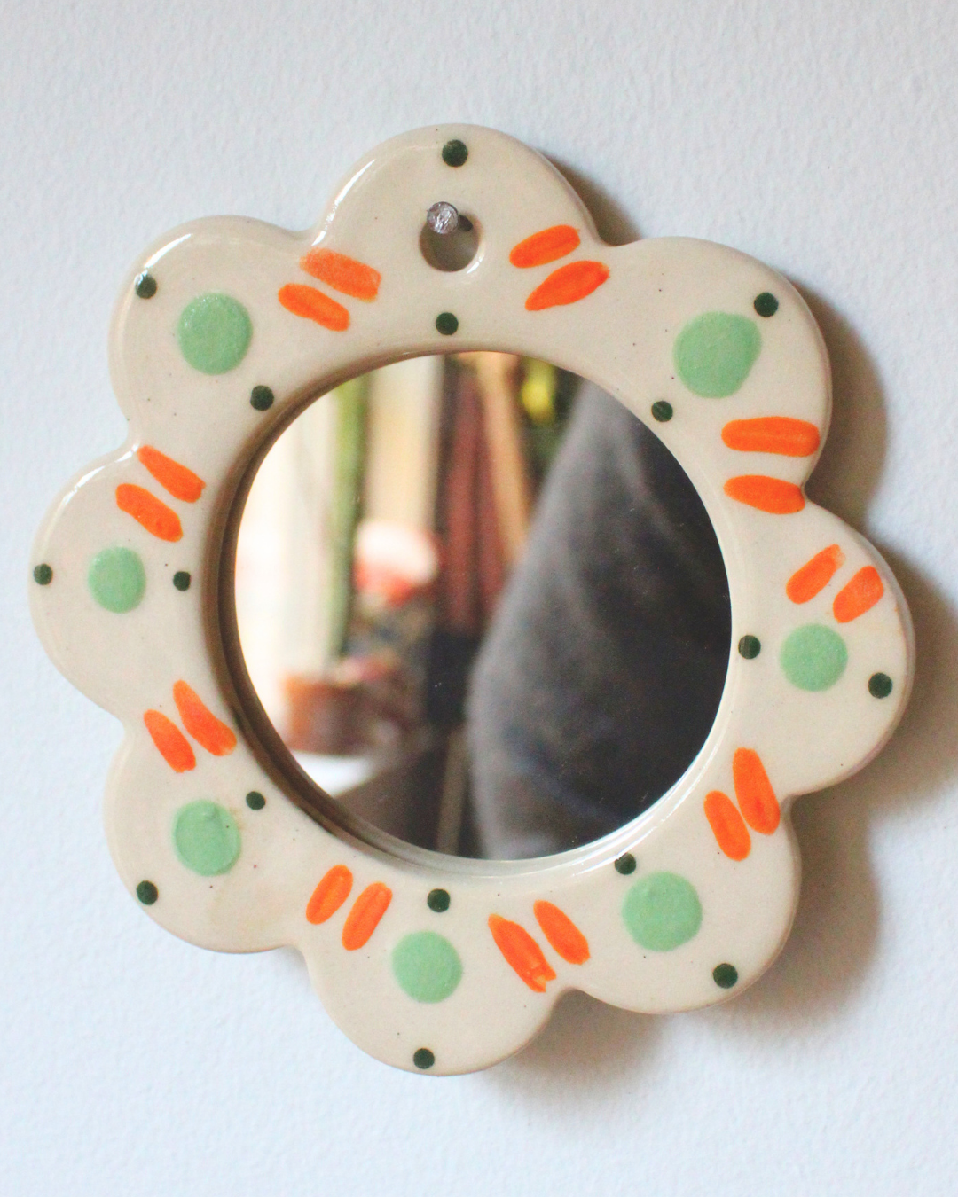 Orchid mini mirror