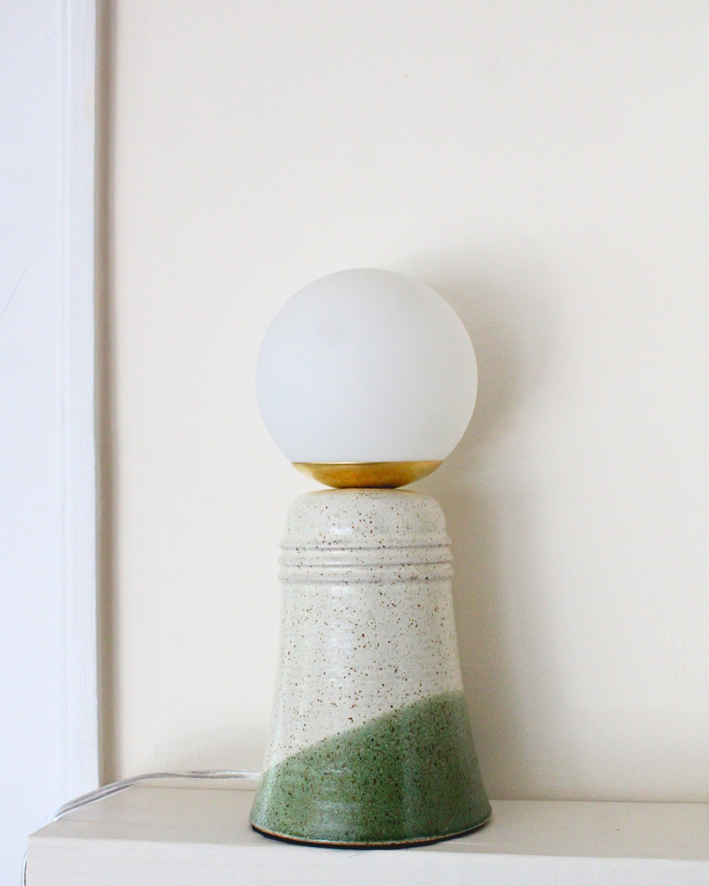 Green Tulip Lamp