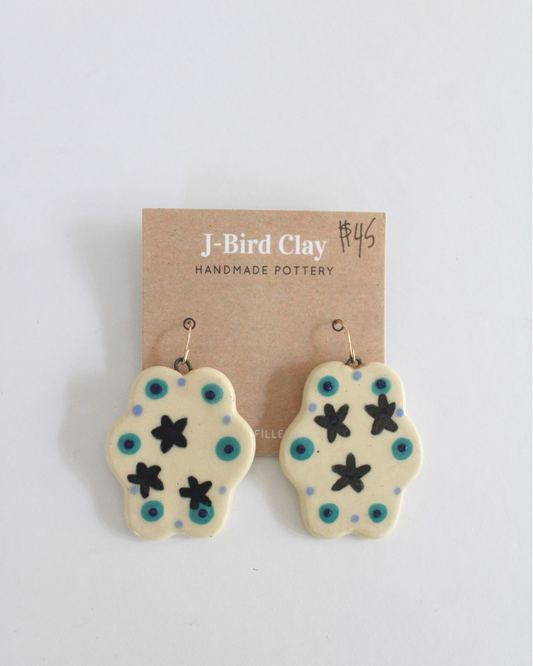 Cloudy earrings
