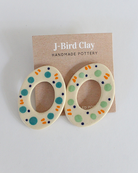 Bowie stud earrings