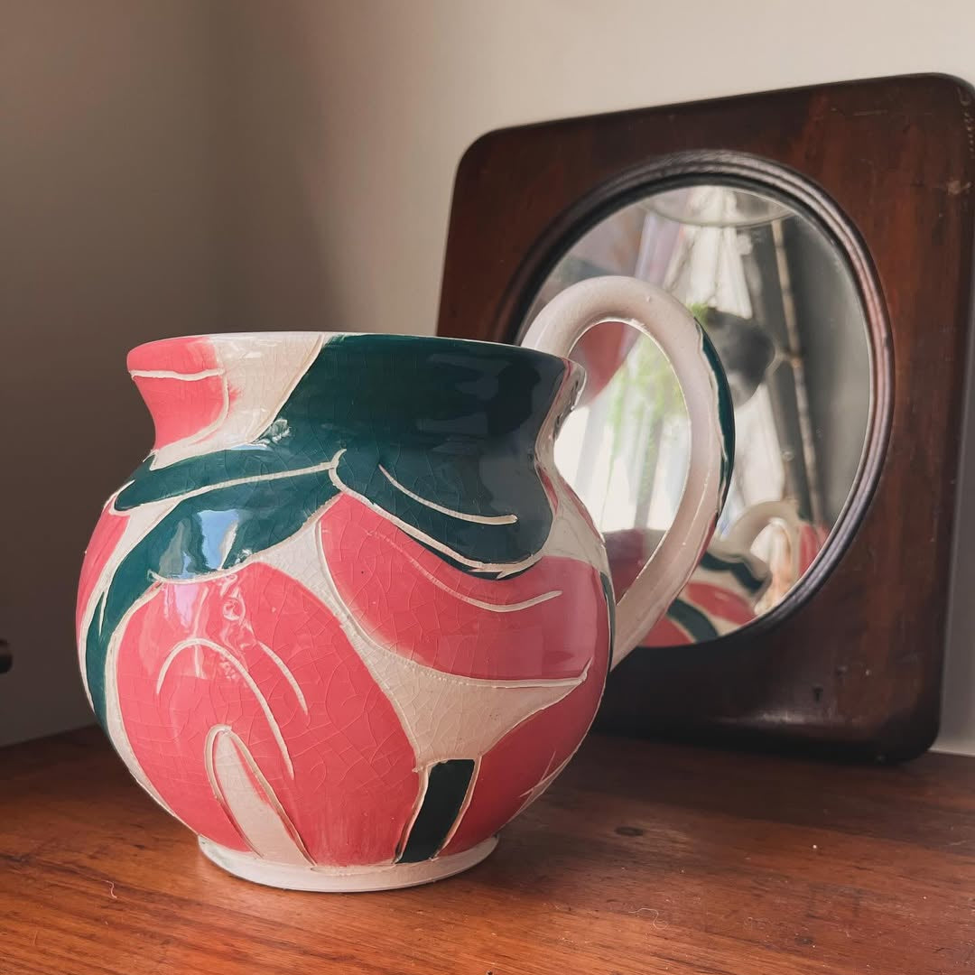 Salmon Swirl Vase