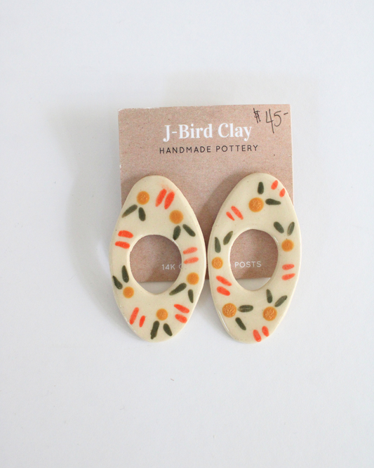 Lemon stud earrings