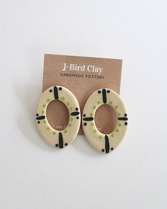 Dune stud earrings