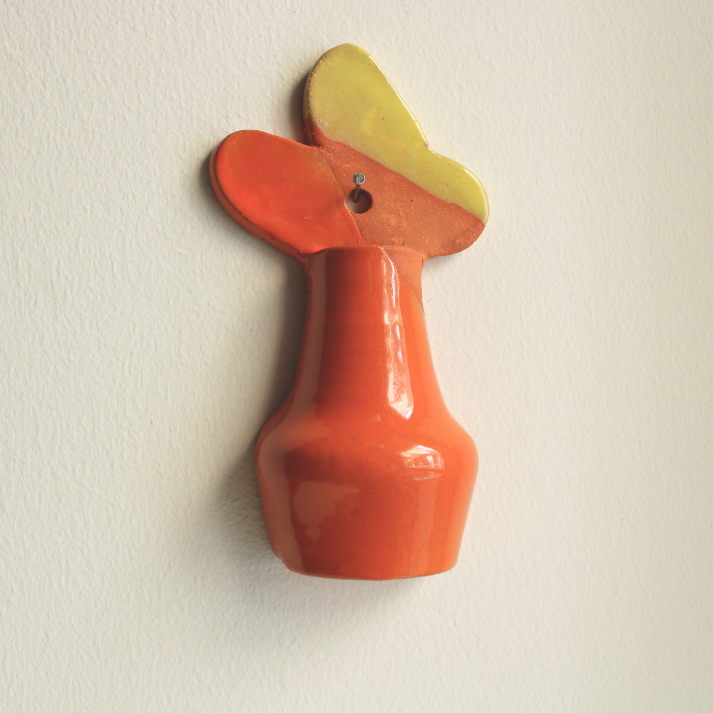 Candy corn wall pocket