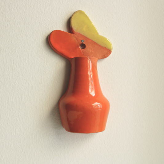 Candy corn wall pocket